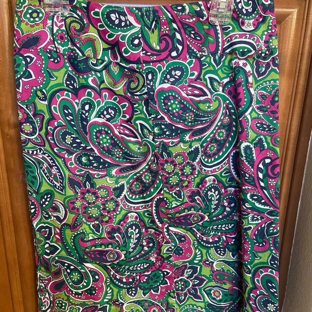 Talbot's Paisley Skirt